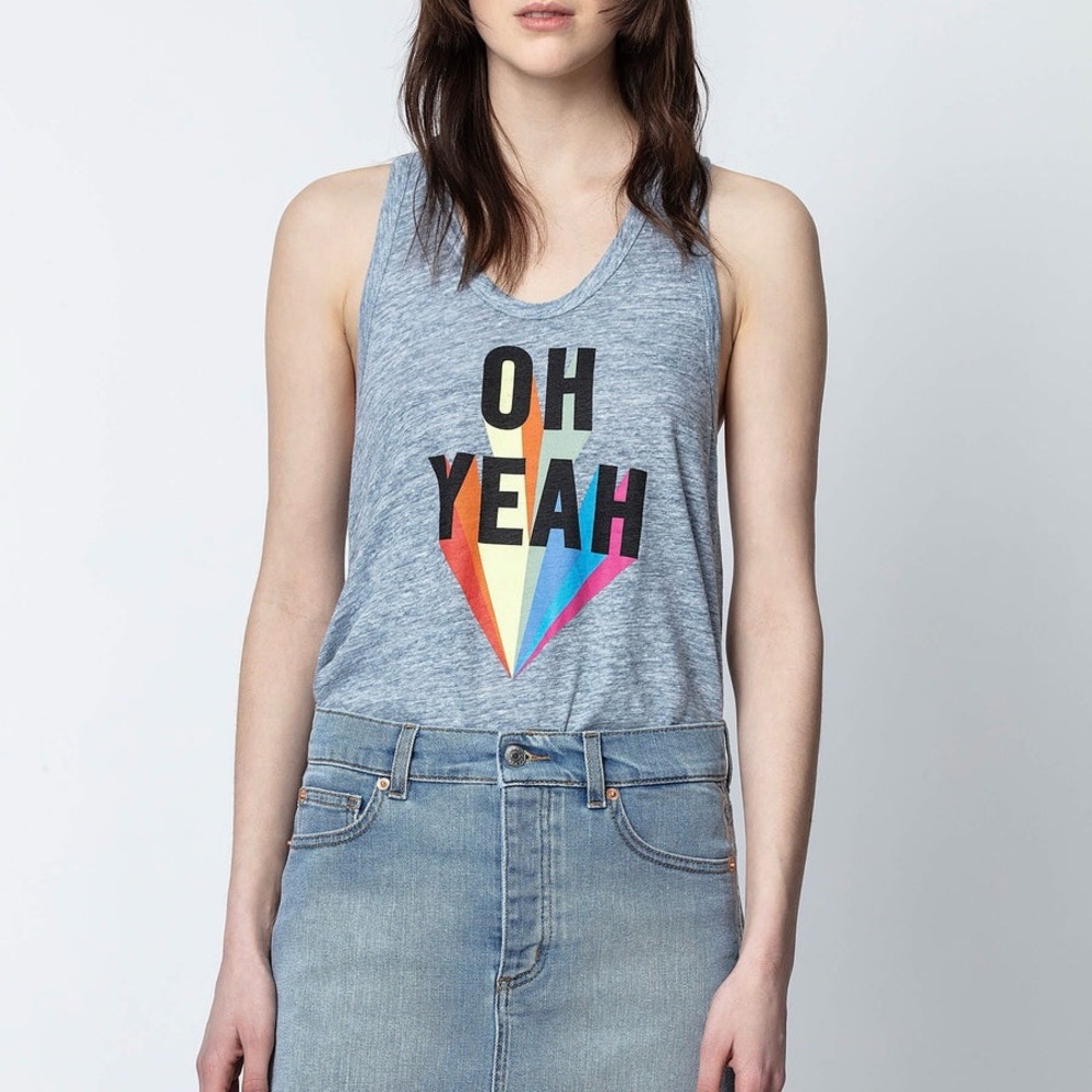 NWT Zadig & Voltaire Ander Oh Yeah Tank Top Women's XS